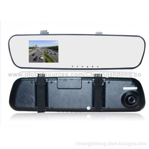Car Mirror Recorders with Cycle Recording G-sensor, Best Price, Support 32GB TF Card